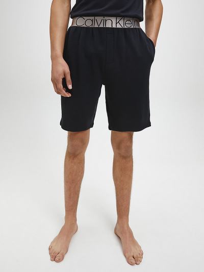 Calvin Klein Ruhák HU605871 | Calvin Klein Icon Férfi Pizsama Rövidnadrág Fekete